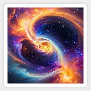 Galaxy Art Sticker